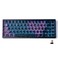 HITIME x XVX M67 60 Percent Keyboard Wireless QMKVIA Topographic Gaming Keyboard TriMode Thocky Creamy Mechanical Key Board Hot Swappable Mount RGB IMD Tech for WinMac Black