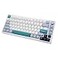 GK GAMAKAY TK75 V2 75 Silent Mechanical Keyboard with TFT Screen Hot Swap RGB Bluetooth 5024GHz WirelessUSBC Wired PBT Cherry Profile Keycaps Gaming Keyboard GamaKay Phoenix Switch