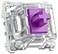 GLORIOUS Kailh Pro Purple Mechanical Keyboard Switches Tactile 120Pack for Custom Keyboards Ideal for Gaming and Typing