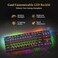 Redragon K552 Mechanical Gaming Keyboard 87Key Compact LED Gaming Keyboard with Red Switches AntiGhosting Metal Frame for PC Gaming Typing BeginnerFriendly Black