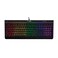 HyperX Alloy Core RGB Membrane Gaming Keyboard Comfortable Quiet Silent Keys with RGB LED Lighting Effects Spill Resistant Dedicated Media Keys Compatible with Windows 108187 Black