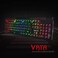 Redragon K580 VATA RGB LED Backlit Mechanical Gaming Keyboard with Macro Keys Dedicated Media Controls HotSwappable Socket Onboard Macro Recording Brown Switches