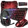 Orzly Gaming Keyboard and Mouse and Mouse pad and Gaming Headset Wired LED RGB Backlight Bundle for PC Gamers and Xbox and PS4 Users 4 in 1 Edition Hornet RX250