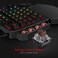 Redragon K585 DITI Wired OneHanded RGB Mechanical Gaming Keyboard 42 Keys TypeC Professional Gaming Keypad wUpgraded HotSwappable Socket 7 Onboard Macro Keys Detachable Wrist Rest