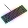 GLORIOUS Gaming GMMK 2 Compact 65 Barebones Frame Only Mechanical Gaming Keyboard Frame Compact TKL Size 65 Aluminium Customisable Per Key RGB American QWERTY Layout Black