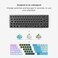 GLORIOUS Gaming GMMK 2 TKL Mechanical Keyboard Custom 65 Keyboard Compact Hotswap wCherry Mx Style Switches Incl Double Shot Keycaps Linear Switches PC Gaming Setup Accessories