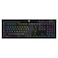 Corsair K100 AIR Wireless RGB Mechanical Gaming Keyboard UltraThin Sub1ms Slipstream LowLatency Bluetooth Cherry MX Ultra Low Profile Keyswitches NA Layout QWERTY Black