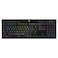Corsair K100 AIR Wireless RGB Mechanical Gaming Keyboard UltraThin Sub1ms Slipstream LowLatency Bluetooth Cherry MX Ultra Low Profile Keyswitches NA Layout QWERTY Black