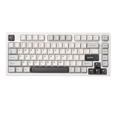 YUNZII YZ75 75 Hot Swappable Wireless Gaming Mechanical Keyboard RGB Backlights BT5024GUSBC Dye Sub PBT Keycaps for LinuxWinMacGateron G Pro Yellow White