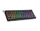 Geeky GK61 60 Hot Swappable Mechanical Gaming Keyboard 61 Keys Multi Color RGB LED Backlit for PCMac Gamer ANSI US American Layout Black Mechanical Brown