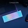 ASUS ROG Falchion Ace 65 RGB Compact Gaming Mechanical Keyboard Lubed ROG NX Red Switches Switch Stabilizers SoundDampening Foam PBT Keycaps Wired with KVM Three Angles Cover CaseBlack