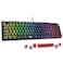 Redragon Mechanical Gaming Keyboard Wired 11 Programmable Backlit Modes HotSwappable Red Switch AntiGhosting DoubleShot PBT Keycaps Light Up Keyboard for PC Mac