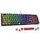 Redragon Mechanical Gaming Keyboard Wired 11 Programmable Backlit Modes HotSwappable Red Switch AntiGhosting DoubleShot PBT Keycaps Light Up Keyboard for PC Mac