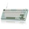 RK ROYAL KLUDGE R75 Mechanical Keyboard Wired with Volume Knob 75 Keyboard Gasket Mounted RGB Backlit Creamy Keyboard with MDA Profile PBT Keycaps Hot Swappable Prelubed Tactile Switch