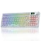 AULA F98 Pro Wireless Mechanical Keyboard with Transparent KeycapsHotswappablePrelubed Linear SwitchesGasket StructureRGB BacklitOLED ScreenBT5024GUSBC Wired Computer Keyboard