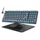 Taiahiro Mechanical Gaming Keyboard and Mouse LED Backlit 98Key Floating Keycap 4 DPI RGB Gaming Mouse with Mouse Pad Full AntiGhost Light Up Wired Computer Keyboards for MAC PC Gamer Accessories Gray
