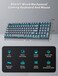 Taiahiro Mechanical Gaming Keyboard and Mouse LED Backlit 98Key Floating Keycap 4 DPI RGB Gaming Mouse with Mouse Pad Full AntiGhost Light Up Wired Computer Keyboards for MAC PC Gamer Accessories Gray