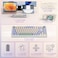 Redragon K673 PRO 75 Wireless Gasket RGB Gaming Keyboard 3Modes 81 Keys Compact Mechanical Keyboard wHotSwap Socket Dedicated Knob Control Sound Absorbing Pads Linear Red Switch