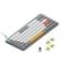 nuphy Air75 V2 Portable 75 Mechanical KeyboardWireless KeyboardSupports Bluetooth24GUSBC RGB Gaming KeyboardsCompatible with WindowsMac OSLinux Systems GreyGateron Aloe Switch