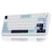 AULA F75 75 Wireless Mechanical Keyboard Hot Swappable Creamy Keyboard Prelubed Reaper Switches 24GHzTypeCBT50 RGB Backlit Gaming KeyboardsWhite Blue