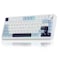 AULA F75 75 Wireless Mechanical Keyboard Hot Swappable Creamy Keyboard Prelubed Reaper Switches 24GHzTypeCBT50 RGB Backlit Gaming KeyboardsWhite Blue