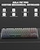 AULA F87 Pro Wireless Mechanical KeyboardTriMode BT5024GHzUSBC Hot Swappable Custom KeyboardPrelubed SwitchesSide Printed PBT Keycaps75 TKL RGB Backlit Gaming Keyboards
