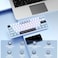 SOLAKAKA SK961 Wireless Mechanical Keyboard with RGB BacklightTriMode BT50Wired24GHz 60 Percent Wireless Gaming KeyboardRed Switch