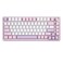 YUNZII B75 PRO Wireless Mechanical Keyboard75 Layout with KnobHot Swap Gasket Custom StructureCreamy Prelubed SwitchesRGB BacklitBluetoothTypeC24G for WinMacCocoa Cream V2 SwitchPurple