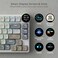 RK ROYAL KLUDGE N80 Low Profile Mechanical Keyboard wSmart Display Screen Knob 75 Top Mount 3Modes Wireless Mechanical Keyboard Software Support Massive Battery 80 Keys Tactile Brown Switch