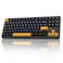 AULA F87 Wireless Mechanical Keyboard 75 TKL Custom Hot Swappable Gaming Keyboards with PBT Keycaps Prelubed Greywood Switches RGB Backlit Creamy Keyboard 24GHzUSBCBT50