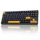 AULA F87 Wireless Mechanical Keyboard 75 TKL Custom Hot Swappable Gaming Keyboards with PBT Keycaps Prelubed Greywood Switches RGB Backlit Creamy Keyboard 24GHzUSBCBT50