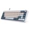 RK ROYAL KLUDGE R65 Wireless Mechanical Keyboard with Volume Knob TriMode 24GUSBCBT Gasket Mounted 60 Gaming Keyboard with 66Keys PBT Keycaps QMKVIA Hot Swappable Cream Switch Blue