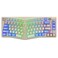 CORBOBO x LEOBOG Alice A75 Ergonomic Keyboard Wireless Mechanical Gaming Keyboard TriMode BT5024GWired with Joystick and Knob 75 Layout RGB Backlit Hot Swappable Linear Switches for Win