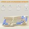 CORBOBO x LEOBOG Alice A75 Ergonomic Keyboard Wireless Mechanical Gaming Keyboard TriMode BT5024GWired with Joystick and Knob 75 Layout RGB Backlit Hot Swappable Linear Switches for Win