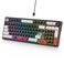 Ussixchare Wired Creamy Gaming Keyboard with Number Pad 96 Hotswappable Mechanical Keyboard Full Layout Custom Keyboard Gasket Mounted with Red Switch Knob ControlBlack