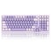 MageGee SKY98 Wireless Gasket Mechanical Gaming Keyboard 96 Hot Swappable RGB Custom Creamy Keyboard with 5Layer Sound Padding BT24GUSBC NKRO for WinMac Lavender Violet Switch