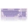 MageGee SKY98 Wireless Gasket Mechanical Gaming Keyboard 96 Hot Swappable RGB Custom Creamy Keyboard with 5Layer Sound Padding BT24GUSBC NKRO for WinMac Lavender Violet Switch