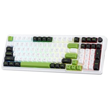 Redragon K686 PRO 98 Keys Wireless Gasket RGB Gaming Keyboard 3Mode PBT Mechanical Keyboard wHotSwap Socket Dedicated Knob Control 5Layer Noise Dampening Custom Linear Switch