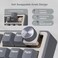 RK ROYAL KLUDGE R87 Pro Wired Mechanical Keyboard with Hot Swappable Knob 75 RGB Backlit Gaming Keyboard 88 Keys TKL Gasket Mounted with QMKVIA and Linear Creamy Switch