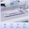 Redragon K673 MAX 75 Wireless Gasket RGB Gaming Keyboard 3Modes 81 Keys PBT Compact Mechanical Keyboard wHotSwap Socket Dedicated Knob Control 5Layer Noise Dampening Custom Linear Switch