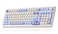 AULA 99 Key Keyboard TriMode Bluetooth24GHzUSBC Cute Creamy Gaming Keyboard with Number Pad RGB Backlit Media Knob Custom Mechanical Feel Computer Keyboards for MAC Xbox PC Gamer Purple