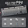 MechLands Aula F99 PRO 96 Mechanical Gaming Keyboard BT50USBC24GHz Wireless Hot Swappable Gasket Custom Keyboard with 8000mAH Battery Rotary Knob RGB Backlit for WinMac Grey