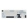 MechLands Aula F99 PRO 96 Mechanical Gaming Keyboard BT50USBC24GHz Wireless Hot Swappable Gasket Custom Keyboard with 8000mAH Battery Rotary Knob RGB Backlit for WinMac White Blue