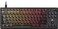 Corsair K70 CORE TKL RGB Tenkeyless Mechanical Wired Gaming Keyboard PreLubed MLX Red v2 Linear Switches SOCD ABS DoubleShot Keycaps Sound Dampening 1000Hz Polling QWERTY NA Black