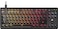 Corsair K70 CORE TKL RGB Tenkeyless Mechanical Wired Gaming Keyboard PreLubed MLX Red v2 Linear Switches SOCD ABS DoubleShot Keycaps Sound Dampening 1000Hz Polling QWERTY NA Black