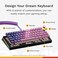 Glorious Gaming GMMK 3 PRO Barebones Custom Keyboard Kit wKnob Custom Modular Aluminum Body Gasket System Hotswappable 65 Compact Keyboard Sound Dampening Foam Aluminum Switch PlateBlack
