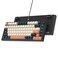 Ussixchare 75 Mechanical Gaming Keyboard Retro Gasket Mount Hot Swappable RGB Backlit TKL Custom Keyboard for PC Laptop Windows Gamers Carbon