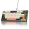 Ussixchare 75 Mechanical Gaming Keyboard Retro Gasket Mount Hot Swappable RGB Backlit TKL Custom Keyboard for PC Laptop Windows Gamers Carbon