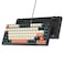 Ussixchare 75 Mechanical Gaming Keyboard Retro Gasket Mount Hot Swappable RGB Backlit TKL Custom Keyboard for PC Laptop Windows Gamers Carbon