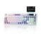 MechLands AJAZZ AK980 V2 Mechanical Gaming Keyboard with Display Screen 10000mAh Battery 98 Wireless Keyboard with BTUSBC24GHz Hot Swappable Linear Switch Knob RGB for WinMac White